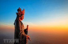 Bodhisattva statue on mountain makes Tay Ninh worth-to-visit destination