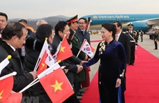 National Assembly Chairwoman arrives in Seoul