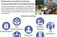 Enhancing vocational training to generate jobs for disabled people
