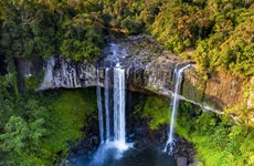 Beauty of Hang En Waterfall in Gia Lai province