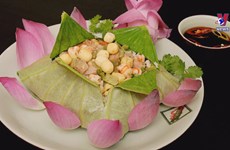 200 lotus-based dishes win World Record
