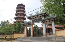 The renowned Tu Dam Pagoda of Hue