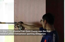 The feeling of shooter Tran Quoc Cuong after winning a gold medal at the 31st SEA Games