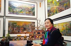 Vietnam artist finds success with special cloth creations