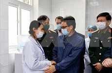 Deputy PM visits first cases of clinical trials of COVID-19 vaccine Nano Covax