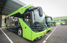 First VinGroup smart e-buses hit the streets