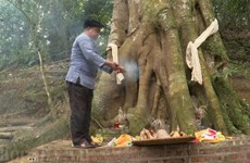 Unique forest god worship of Mong people in Si Ma Cai