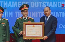 Outstanding contributors to peacekeeping activities honoured
