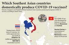 Which Southest Asian countries  domestically produce COVID-19 vaccines?