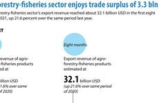Agro-forestry-fisheries sector enjoys trade surplus of 3.3 bln USD