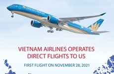 Vietnam Airlines operates direct flights to US