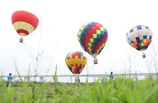 Hot air balloon festival takes to the skies in Hanoi