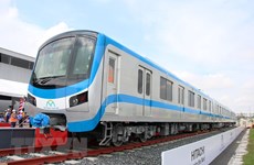 HCM City receives first train for Metro Line No 1