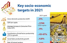 Key socio-economic targets in 2021
