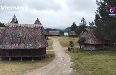 Co Tu ethnic minority preserve traditional houses