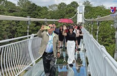 First glass bridge opens in Da Lat
