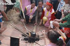 Traditional rice cooking contest thrills Thi Cam villagers