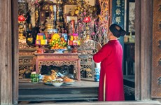 Ancestor worship reminds people of their roots