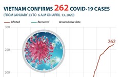Vietnam confirms 262 COVID-19 cases