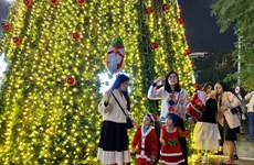 Joyous Christmas vibes overwhelm Vietnam