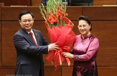 New legislative leader takes the oath of office
