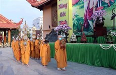 Buddha’s birthday marked in scaled-down ceremony