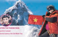 First Vietnamese woman veteran climber summits mount everest 