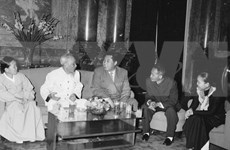 Photos of DPRK Premier Kim Il-sung’s Vietnam visit in 1958 
