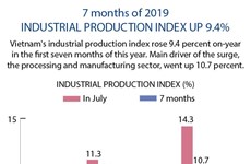 Industrial production index up 9.4%