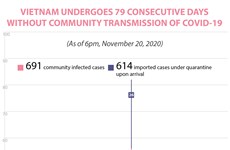 Vietnam undergoes 79 consecutive days without community transmission of Covid-19