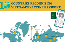 (Interactive) Ten countries recognise Vietnam's vaccine passports