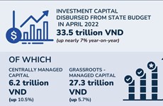 Public investment capital reaches 4.7 million USD in January-April