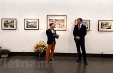 Painting exhibition featuring artworks by Polish-Vietnamese artist 