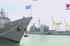 US aircraft carrier makes port call in Da Nang city