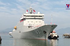 Chinese naval training ship visits Da Nang 