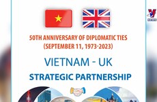 Half a century of fruitful Vietnam-UK diplomatic ties