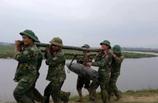 230kg bomb recovered from Ha Tinh River