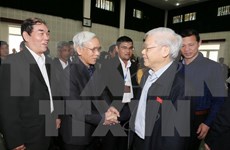 Party chief meets constituents in Hanoi 