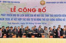 Thai Nguyen: Master plan on Nui Coc lake development announced 