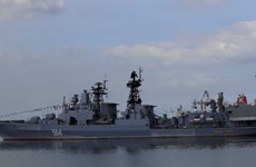 Russian naval ships visit Philippines 