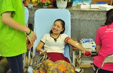 Sunday blood donation events held in 25 provinces, cities