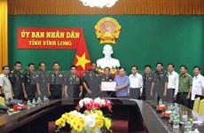 Cambodian Royal Guards extend New Year wishes to Vinh Long 