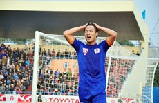 10-man Quang Ninh Coal lose to Home United at AFC Cup