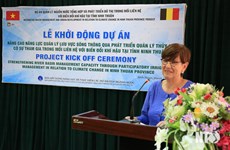 Belgium assists Ninh Thuan in river basin management
