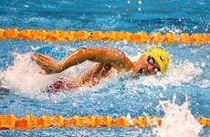 Vietnamese male swimmer wins gold in Stockholm