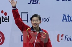 Vietnamese swimmer wins gold with new Asian record