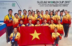 Aerobic team brings home World Cup medals