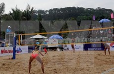 Asian women’s beach volleyball tourney kicks off in Tuan Chau