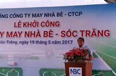 Work starts on Nha Be garment factory in Soc Trang