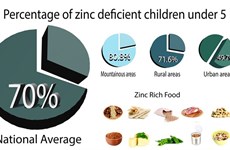 Zinc deficiency rampant in Vietnamese women, children